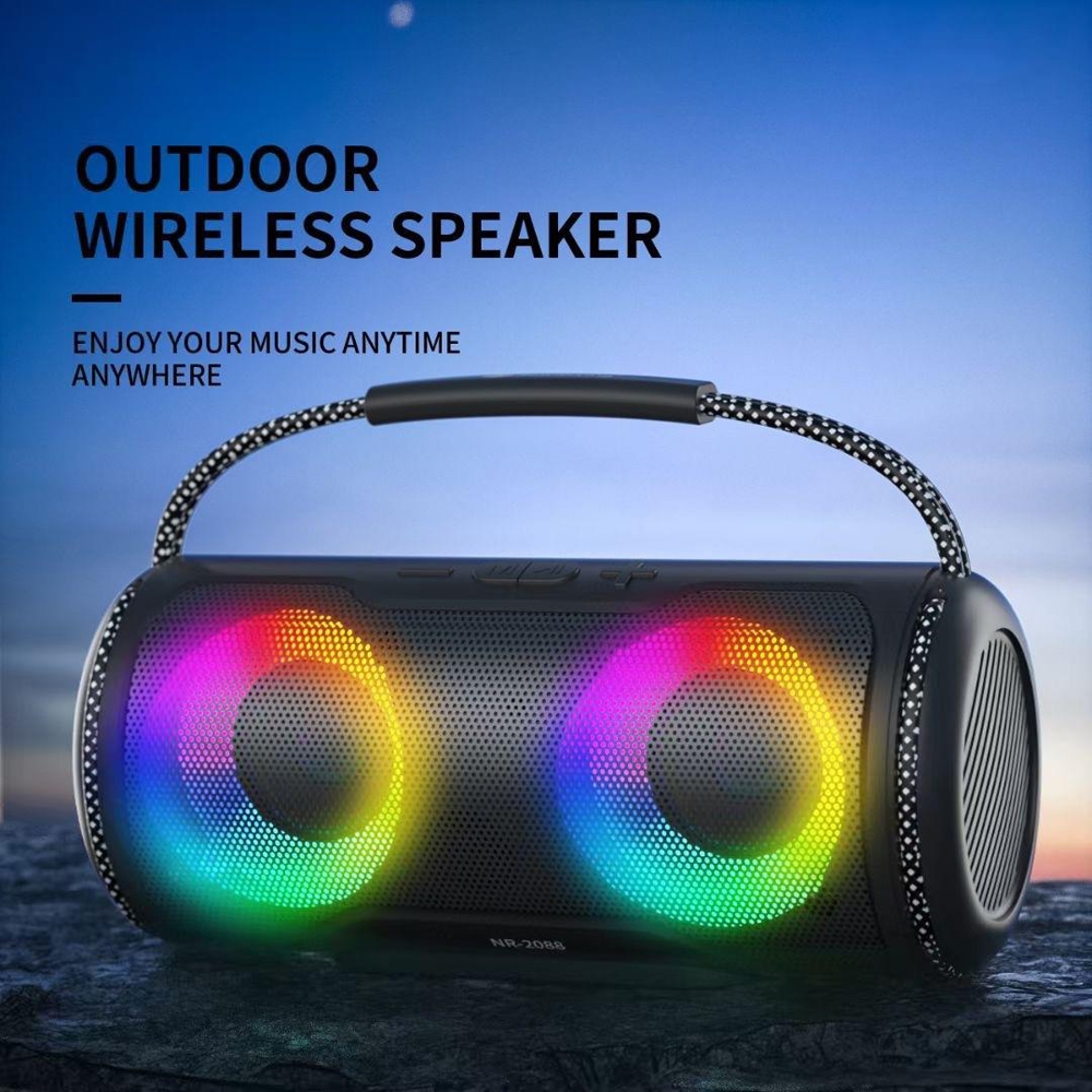 NewRixing NR2088 Wireless Portable TWS Bluetooth Speaker. 