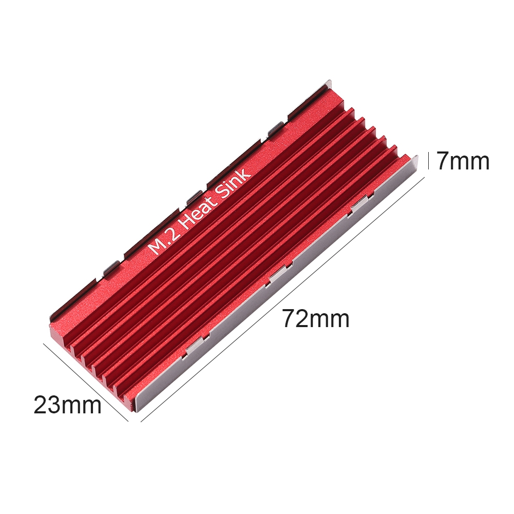 M.2 SSD NVMe Heat Sink M2 2280 SSD Hard Disk Heat Sink with Thermal Pad for Desktop PC PCIe SATA M2 SSD 2280. 