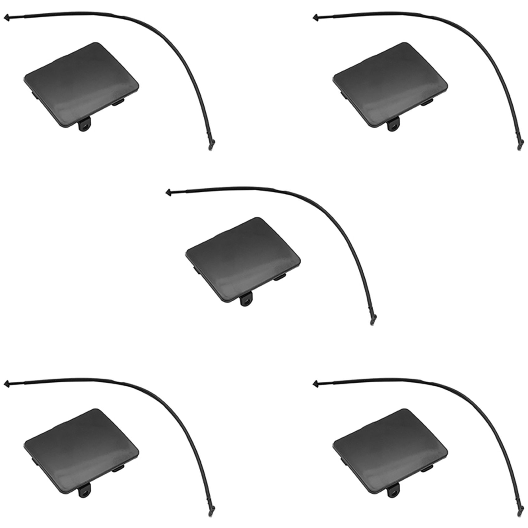 5X Side Skirt Jack Hole Cover Bumper Cap 1406980330 for S-Class W140 W220 2000-2006