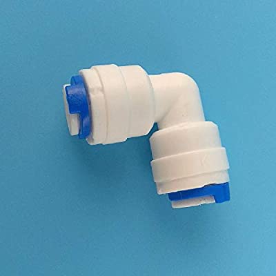 10 Piece 1/4 "Inch Quick Connect L Elbow Pipe Connection Quick Connect Water Filter Pipe Connector Fitting (1/4" Tube Elbow (L-type). 