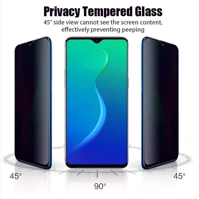 For Tecno Spark 30C Shockproof Phone Case Spark30C 30 C Privacy Tempered Glass Screen Protector. 