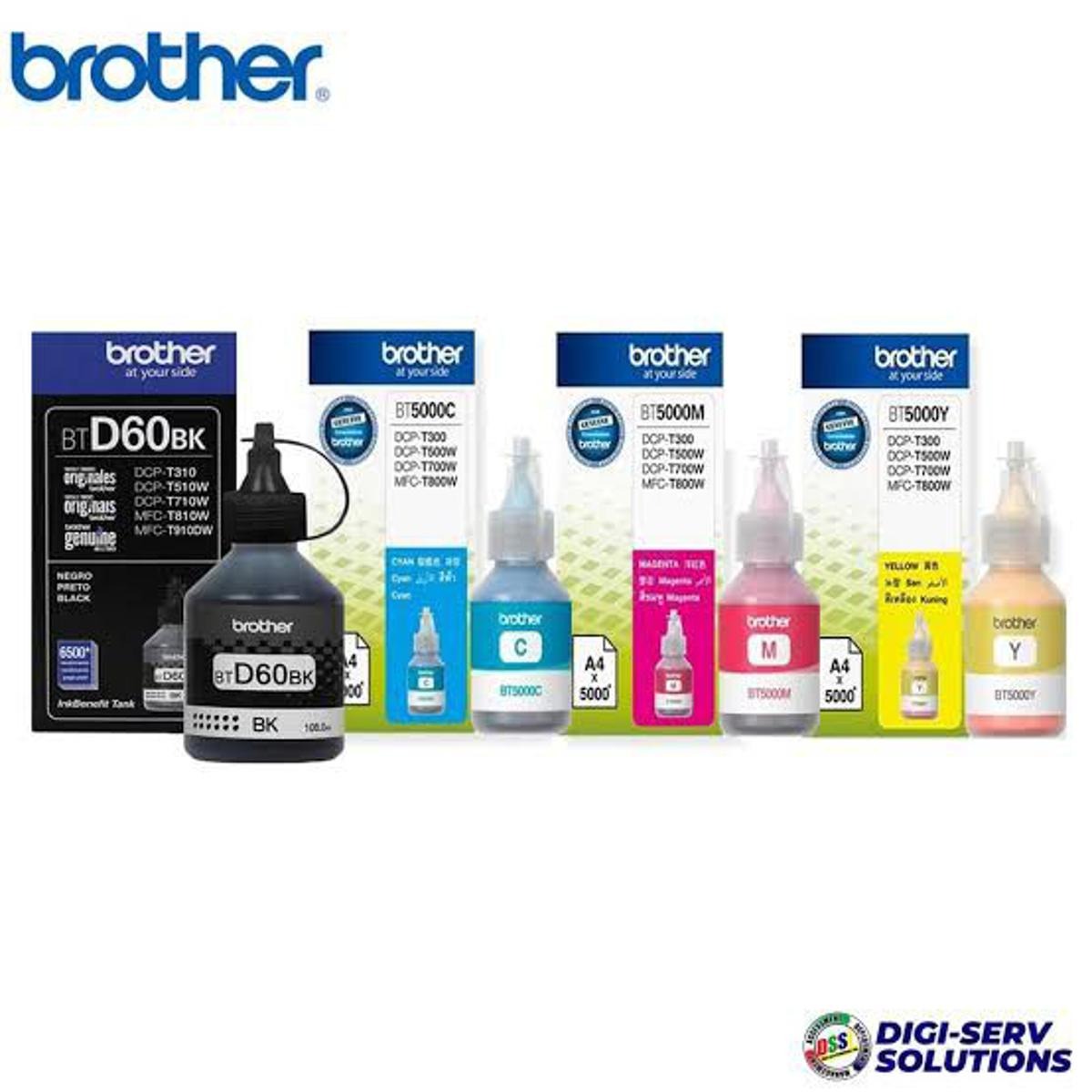 Brother Ink Full Set For Printer T220-T300-T500-T700-T800 - Maintain ...
