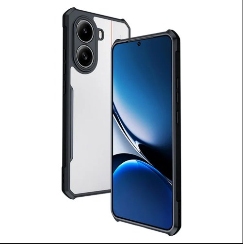 For Xiaomi POCO X7 Pro ,Redmi Turbo 4 Case XUNDD Airbags Shockproof Transparent PC+TPU Camera Protection Cover for Redmi Turbo4 Back Cover Case for Mi Poco X7 Pro 5G | Xiaomi Redmi Turbo 4 5G 360 Degree Protection | Protective Design. 