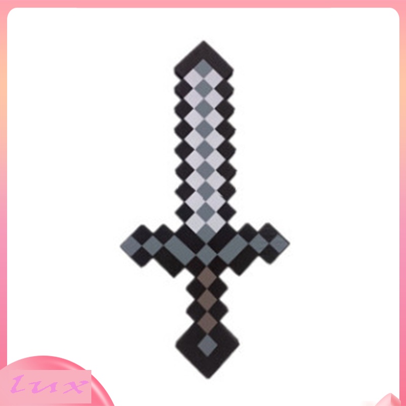 Minecraft Foam Sword Roleplay Battle Toy Life-sized Minecraft Pixel Swords for Active Play. 
