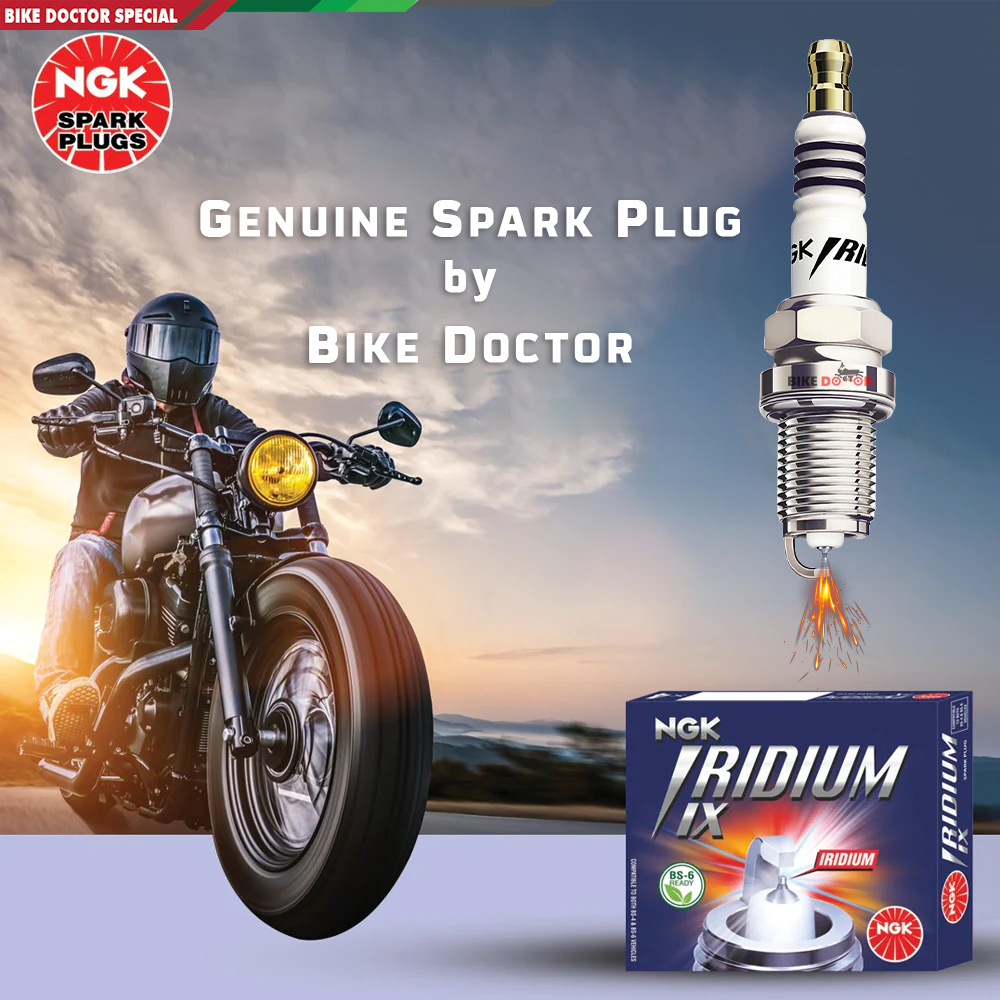 NGK IRIDIUM IX Long and Short Thread Performance Spark Plug for All Motorcycle (Made in Japan-USA Edition). 