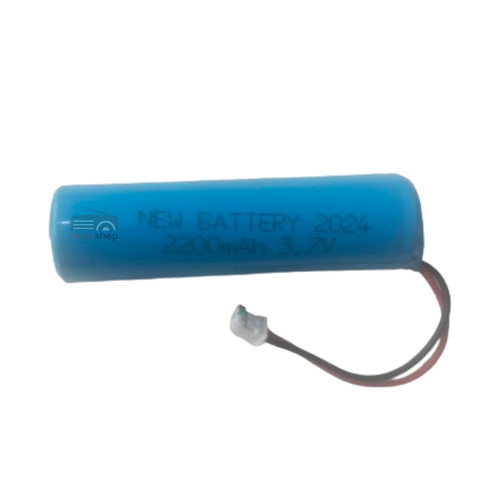 1PC 18650 2200mAh 3.7V Rechargeable Battery with SM 2P Plug