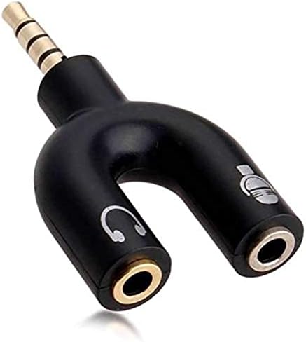 U-Shape Converter- 3.5mm Audio Splitter For Headphone and Microphone. 