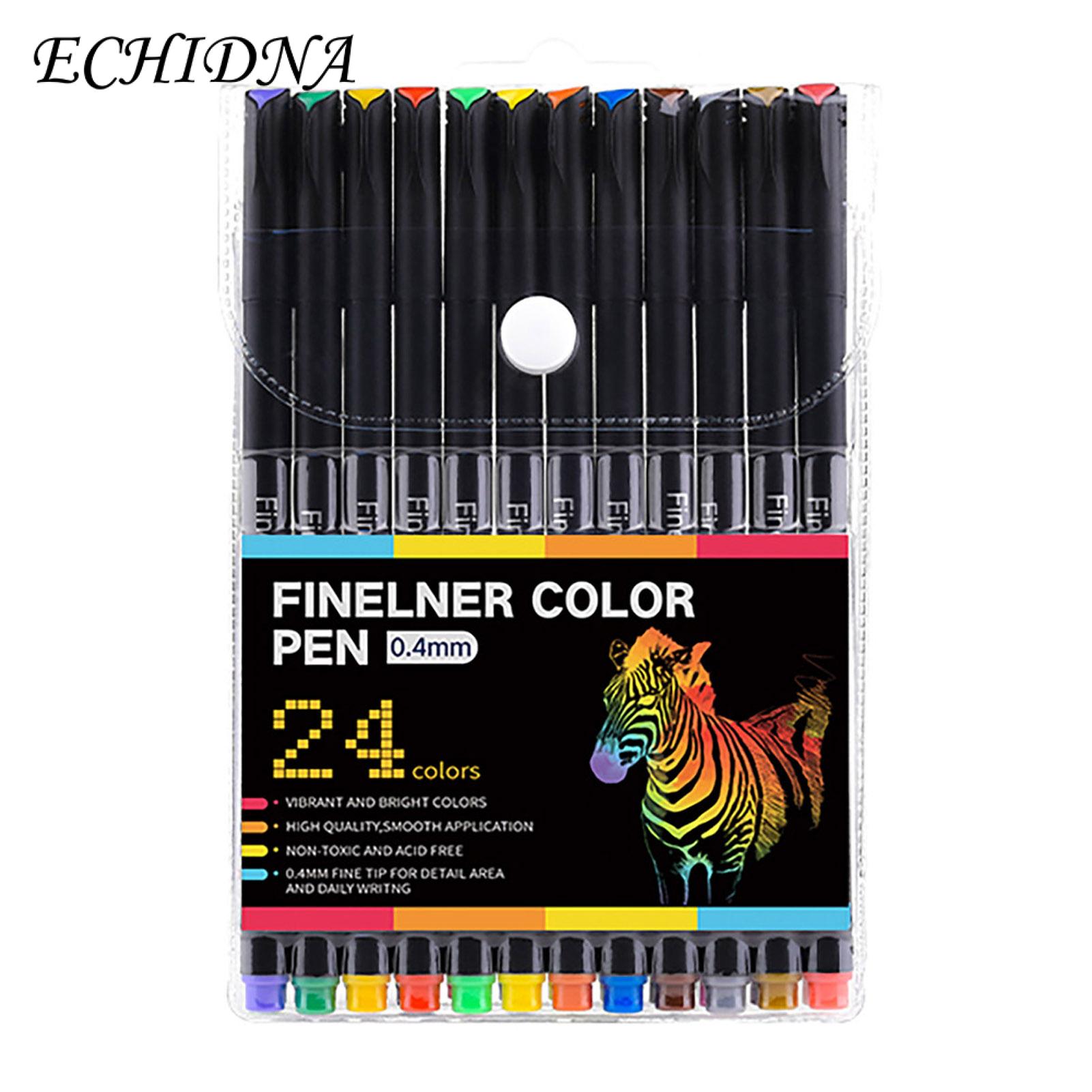 -life Art Pen Premium Color Hook Pen Set for Anime Artists Fine int 0.4mm Metal Nib Drawing Pens Ideal for Sketching Detailing Ultra-fine Tip Set of 1. 