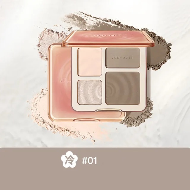 Judydoll Facial Highlighter Makeup Palette Face Matte Shadow Lasting Glow Brighten Contour Shimmer Powder 3D Nose Cosmetics. 