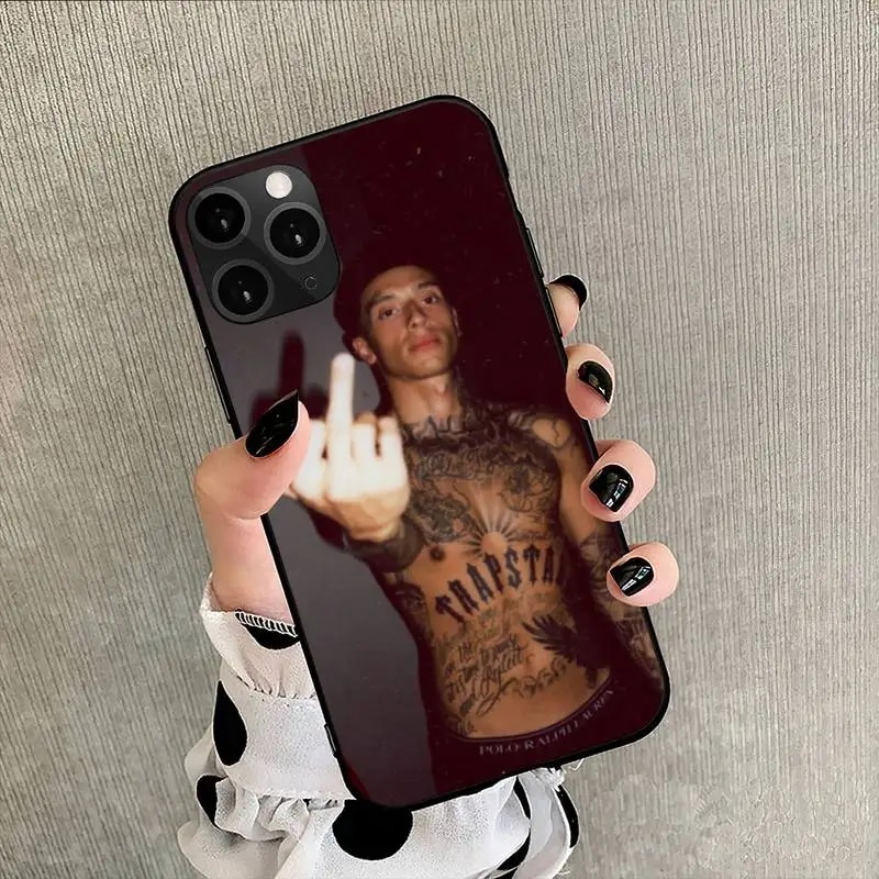 Rapper Central Cee Phone Case For iPhone 11 12 13 14 Mini 6 7 8 plus X XS XR PRO MAX Shell. 