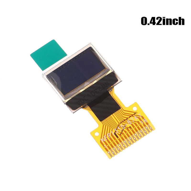 0.42" 0.42 Inch White OLED Display LCD Module 72X40 Serial Screen White Color I2C IIC/SPI Interface SSD1306 72*40 Hudduo