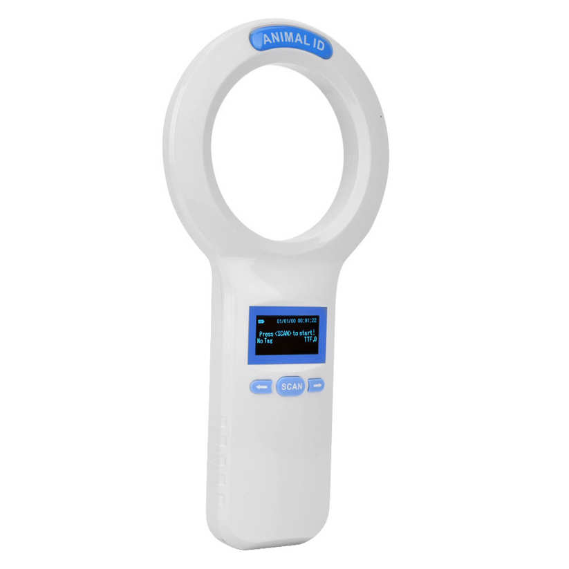 Smart ID Chip Animal Reader 134.2KHz PC via USB RFID Ear Tag Handheld Pet Microchip Portable Scanner for ISO11784 / 5 FDX-B. 