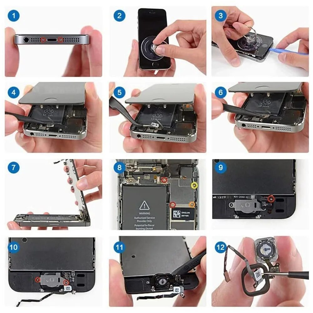 Home Button Fingerprint Scanner Touch ID Return Key Flex Cable For iPhone 5S. 