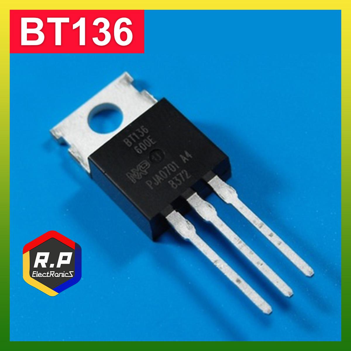 BT136 Triac [2PC] BT136 Thyristor BT136 BT136-600D BT136-600E TO-220 bt136 transistor rpelectronics