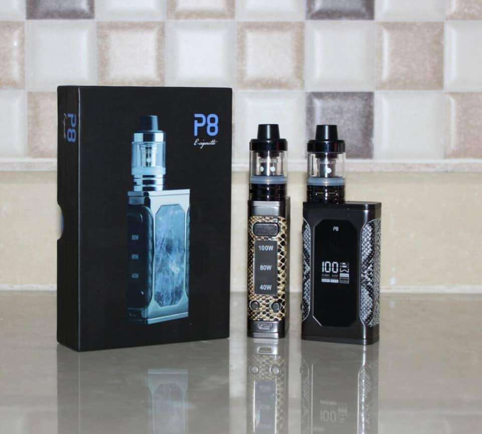 International PRC product high performing Vape E cigarette Pod Kit Empty Vape Tank Starter Kit P8 100w - 1 piece. 
