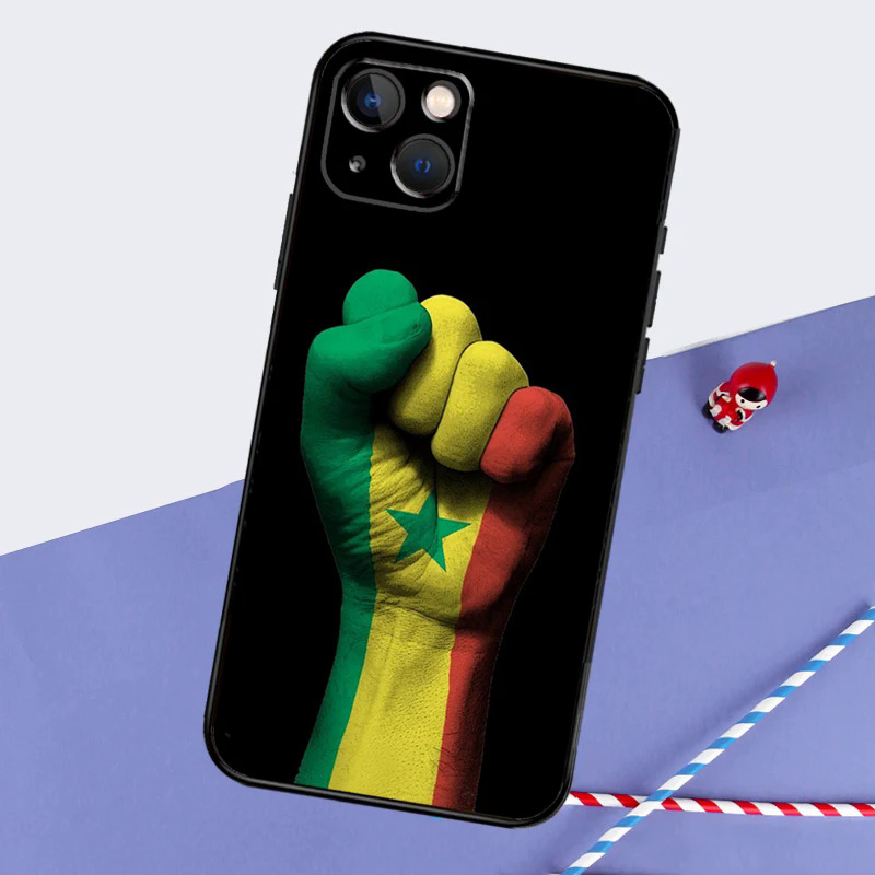 【Healer DingD】 Senegal Flag Soft Case For iPhone 15 14 13 12 11 Pro Max XS X XR SE2 7 8 Plus 13 12 Mini Protection Cover. 