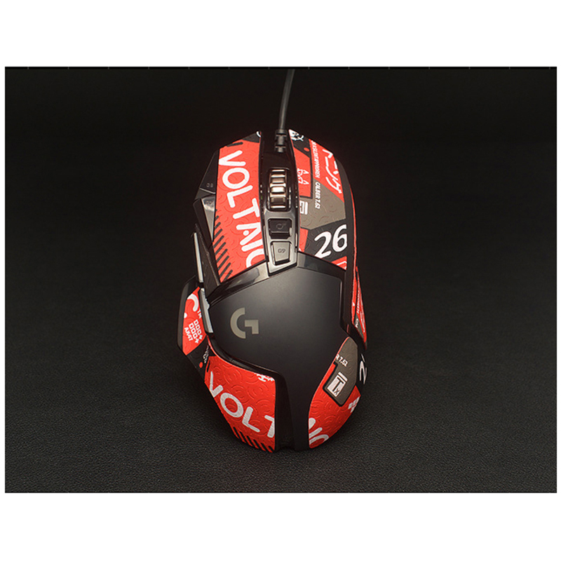 Mouse Grip Tape Skate Handmade Sticker Non Slip Lizard Skin Suck Sweat For G502 Wireless Mouse. 