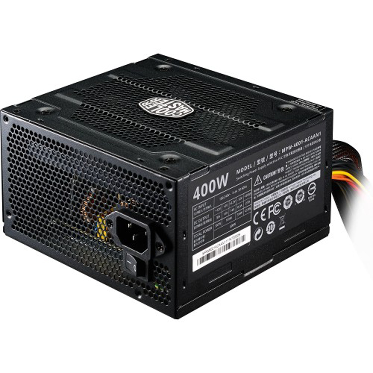 Cooler Master MPE-4001-ACABN-IN Elite V4 400W Non-Modular PSU (Power Supply Unit). 