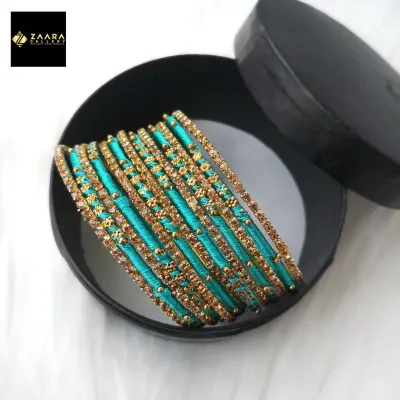 Silk thread bangles hot sale latest models