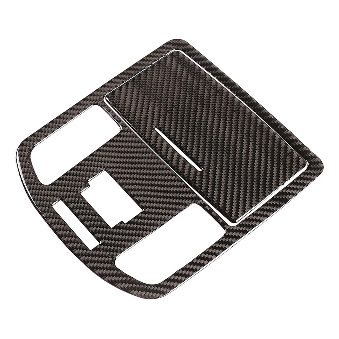 For 2015-2021 Soft Carbon Fiber Front Roof Reading Light Panel Trim Interior Accessories