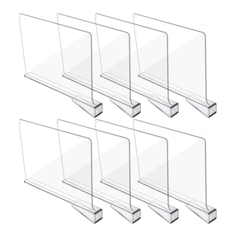 Transparent Acrylic Wardrobe Storage Rack Home Bookcase Partition Podazz. 