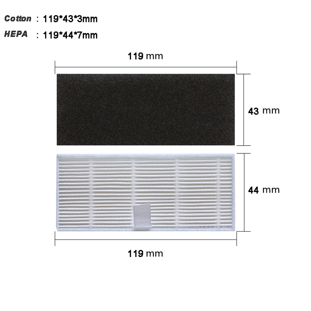 Replace Accessories for M7 Pro / Cybervac S31 / Q6 / T1 Pro Robot Vacuum Cleaner