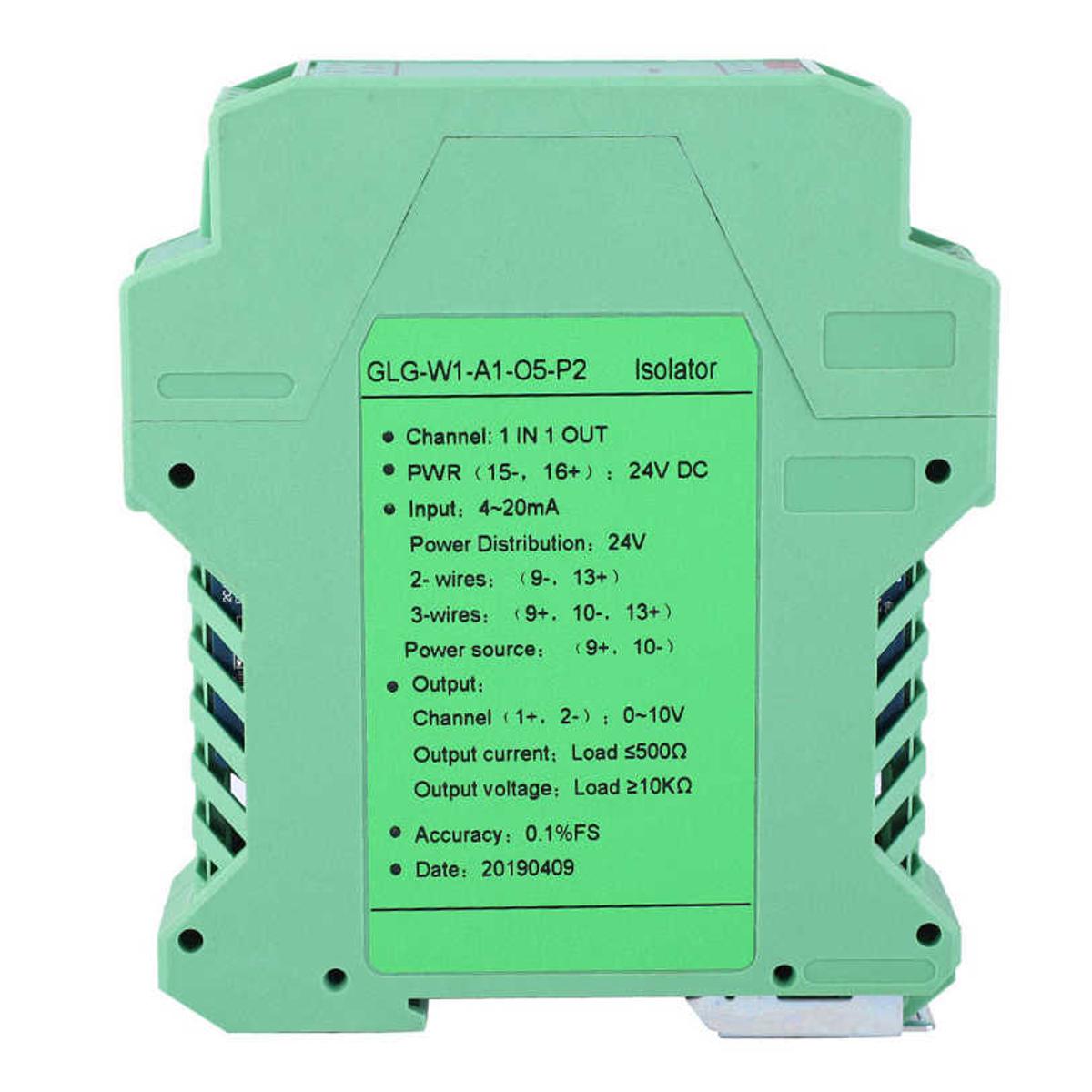 HOT DC Current Signal Isolator Transmitter Conditioner 4-20mA PLC Detect 24V