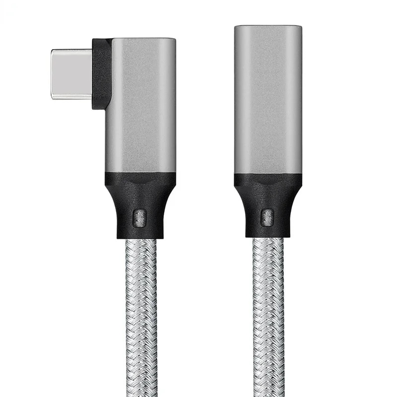 1M 2M 10Gbps Gen2 Type-C USB 3.1 Male to USB-C Female Extension Data 100W Charging Cable Extender Cord For Macbook/ Switch/Phone. 