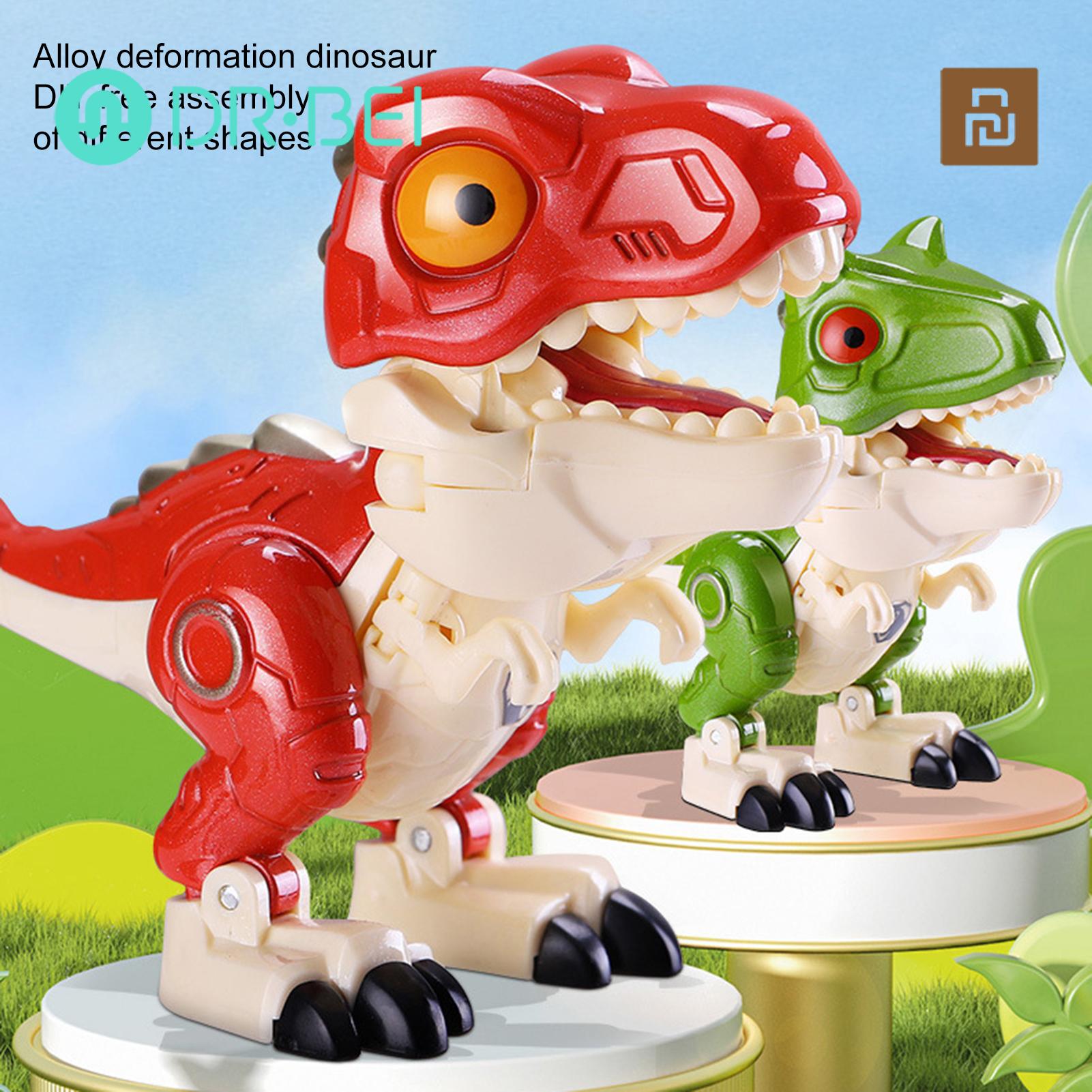 DR BEI Robot Dinosaur Toy Dilophosaurus Simulation Dinosaur Robot Model Toys. 