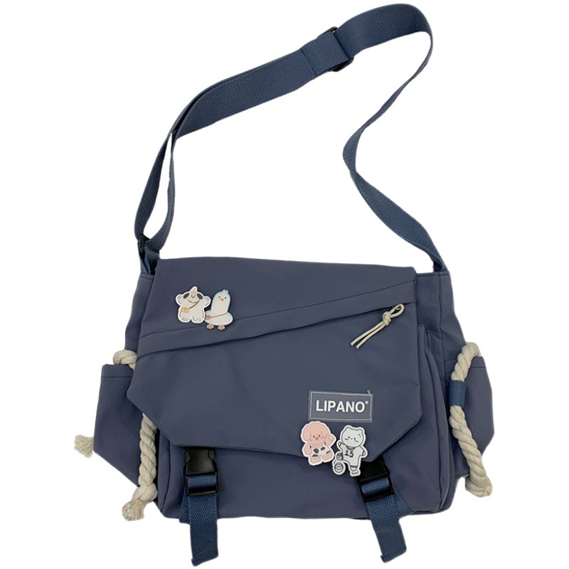 Large Capacity Shoulder Bag Japanese Harajuku Retro Work