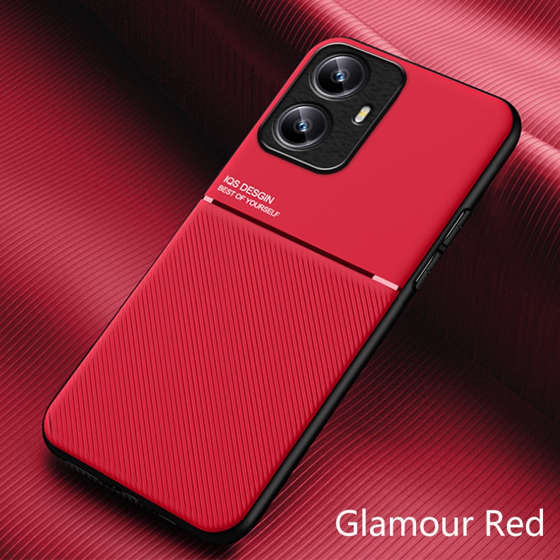 For Realmi C55 5G Case Leather Texture Magnetic Holder Phone Case For RealmeC55 Realme C55 C 55 55C 5G RMX3710 6.72 Bck Cover. 