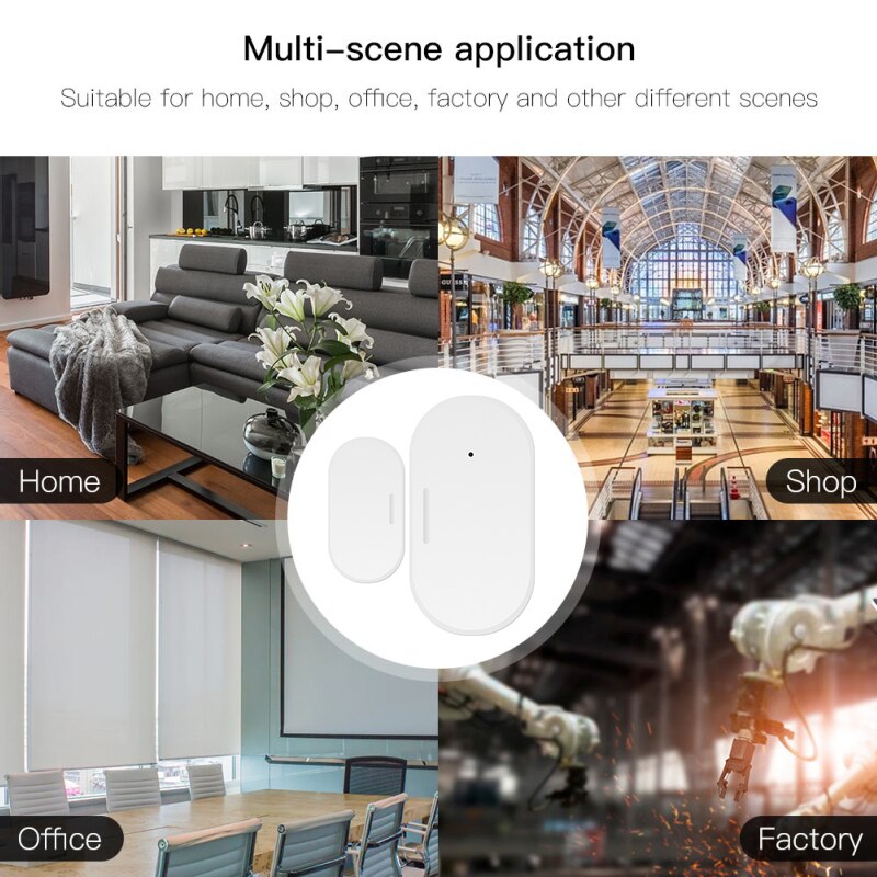 Ewelink Smart Home  Door Sensor Window Open Detectors House Security Protection Alarm Home Security Alert System. 