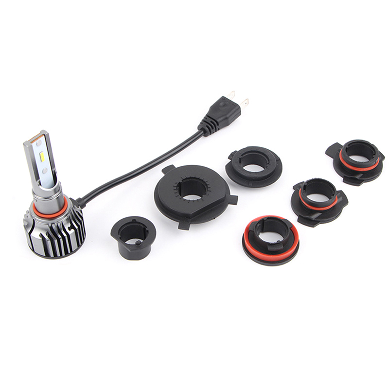 Car LED Headlight Bulb Base Adapter Socket Holder H1 H4 H7 H11 9005 9006 9012 High Temperature Resistance Automobile LED Lamp Chuck Hudduo. 