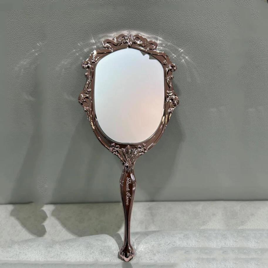 Flower Knows Vanity Mirror Violet Strawberry Rococo Hand Mirror Makeup Mirrors Portable Mirror with Handle. 
