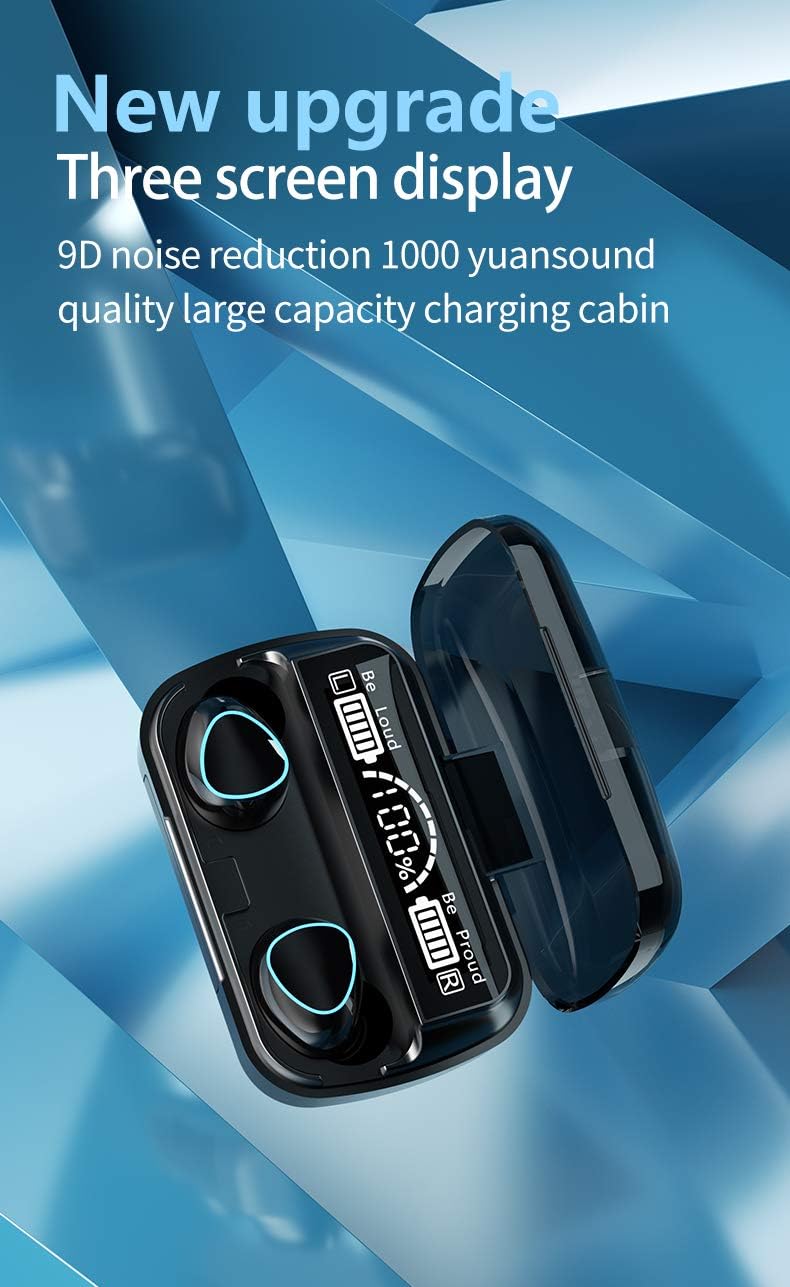 M10 TWS Wireless Earbuds Touch Bluetooth Earplugs -Black Colour -GFG - Bluetooth Headphone.. 