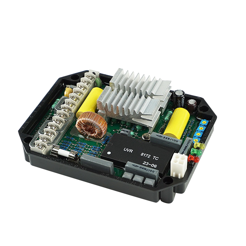 1 PCS UVR6 Automatic Voltage Regulator AVR AC170-480V Black Single/Three-Phase Regulator for Mecc Alte Generator Diesel Genset Parts. 