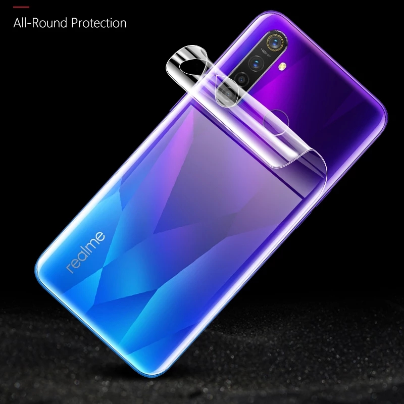 For Realme 5i Hydrogel Back Poly - Transparent