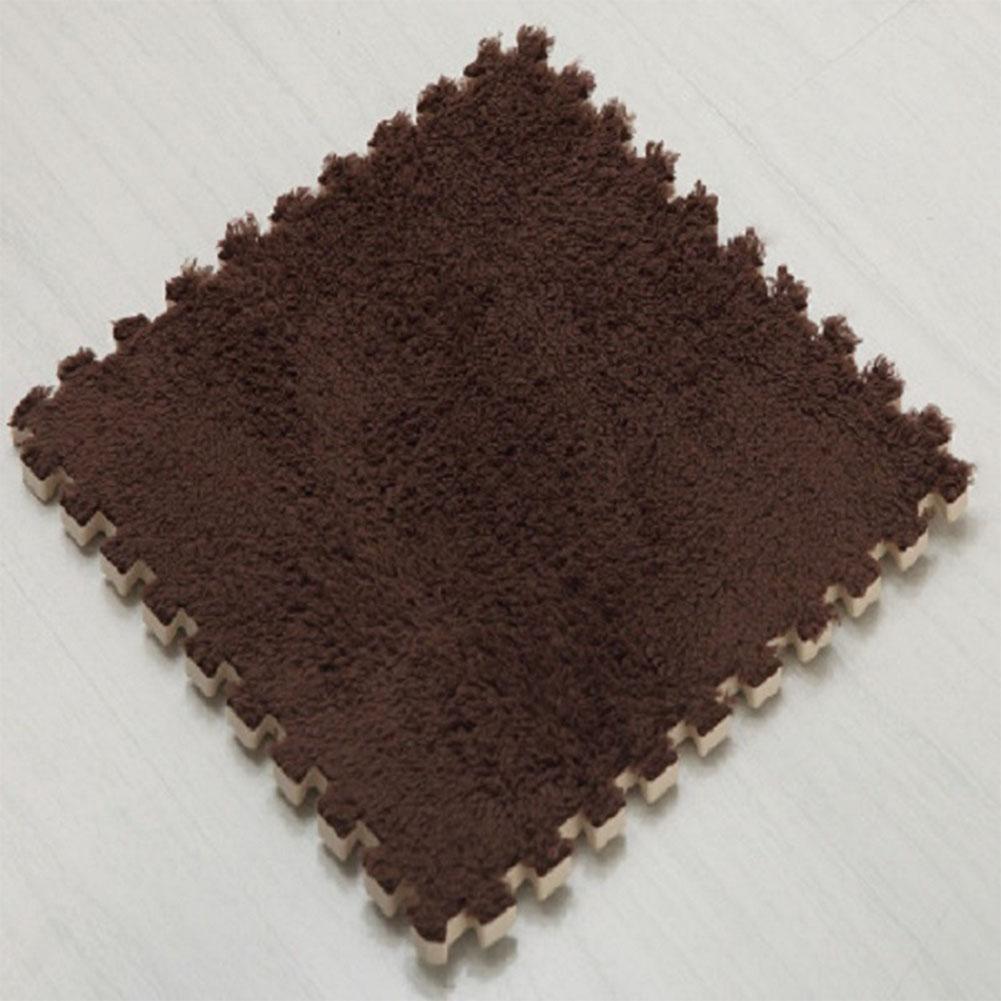 Thicken Bedroom Mat Kids Carpet Foam Puzzle Mat Shaggy Velvet