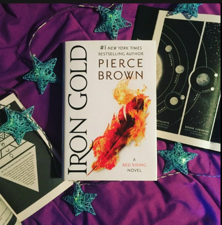 Iron Gold  (  Red Rising Saga #4  )  by Pierce Brown  (  Premium Paper and Matte Cover  ). 