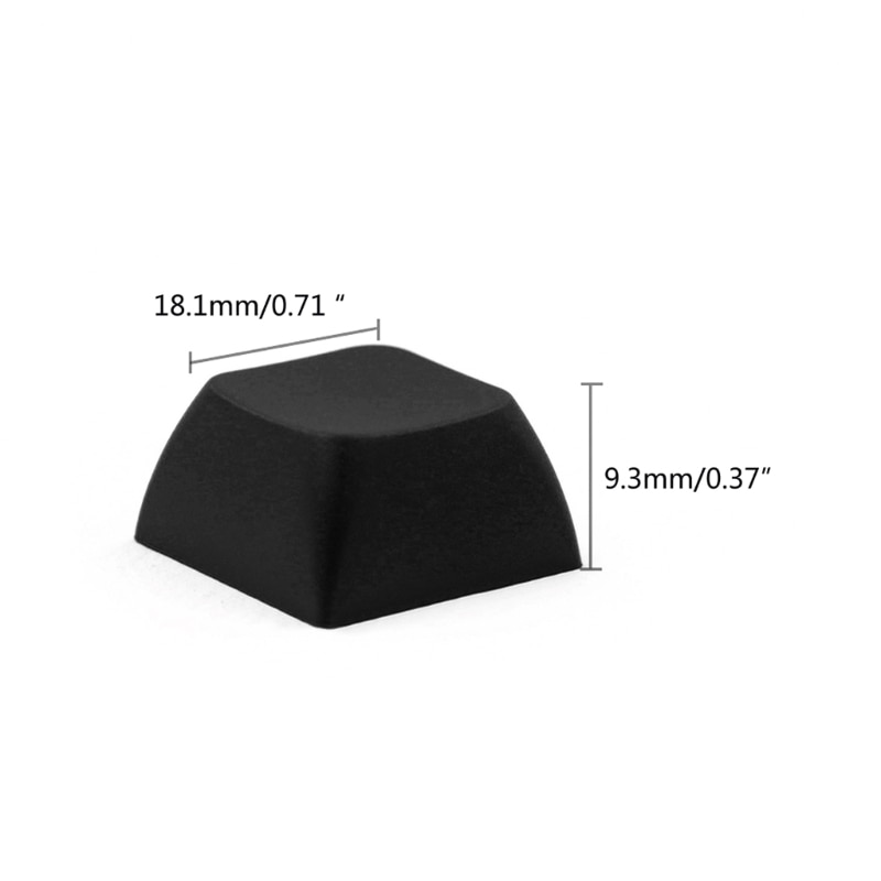20 Pieces PBT Blank Keycap XDA 1U Gaming Keycap DIY Key Button Keycap. 