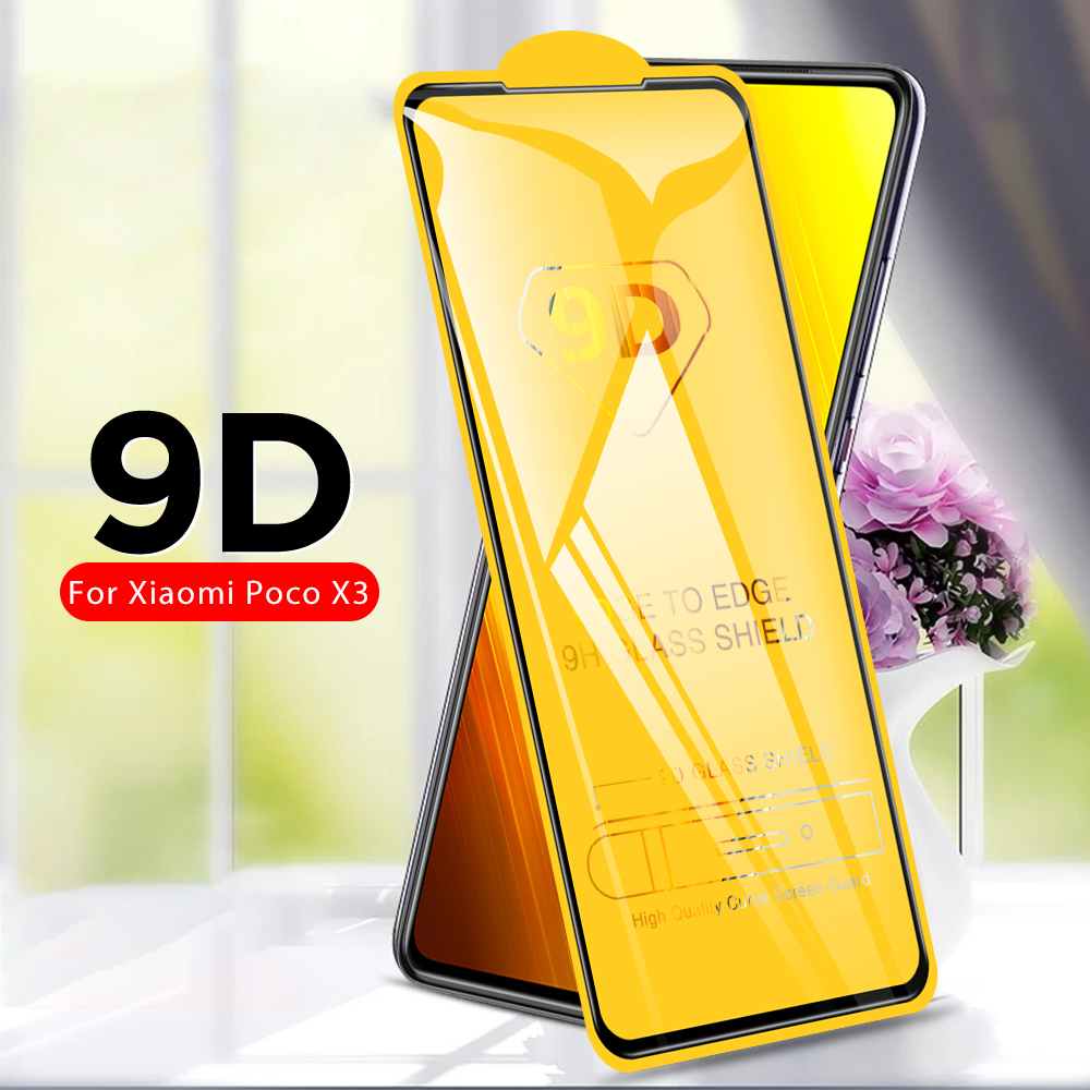 9D Matte Ceramic For Xiaomi Poco X3 / X3 NFC  / Redmi Note 9 Pro / Note 9 Pro Max / Note 9s (Full Screen Covered) l3051. 