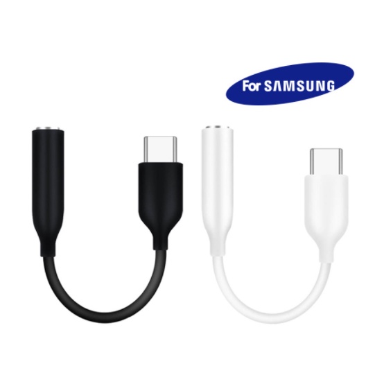 Samsung Audio Cable USB Type C To 3.5MM Earphone Headphone Jack Adapter Music Calling For Galaxy Note 10 A90. 