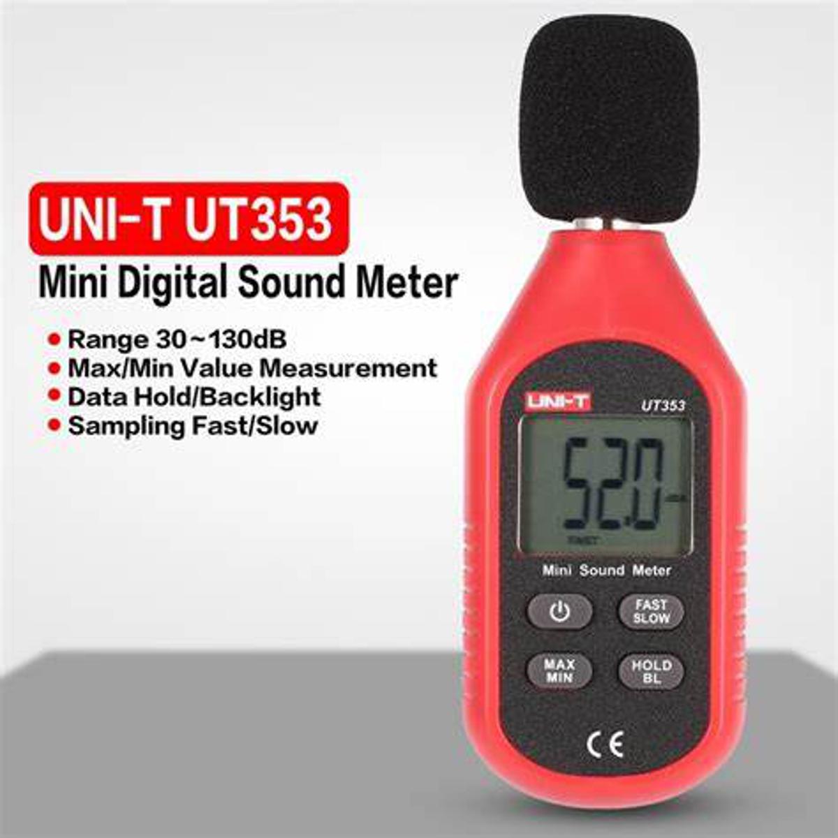 Uni-T UT353 Mini Sound Level Meter 30 to 130dB Decibel Meter Digital Sound Level Meter Audio Noise Volume Measure Device - Kings Trading