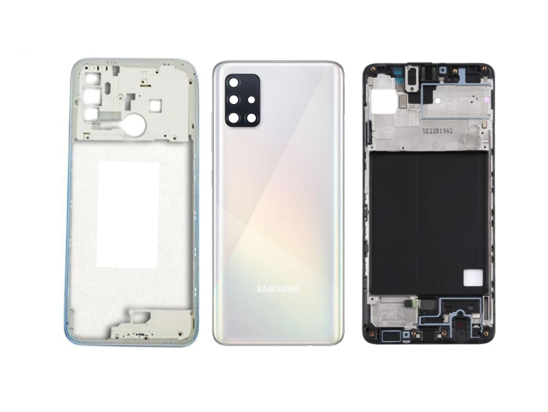 Full Body Housing for Samsung Galaxy A51 (LCD Frame,Middle Frame Panel and Back Panel). 
