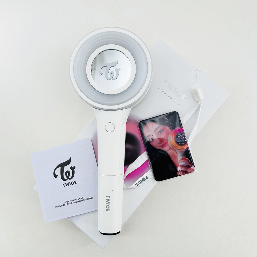 Qiunery Twice Candybong Infinity Ver.3 Lightstick Battery Powered CANDY BONG Lollipop Concert Light Stick Lamp Fans Collection. 
