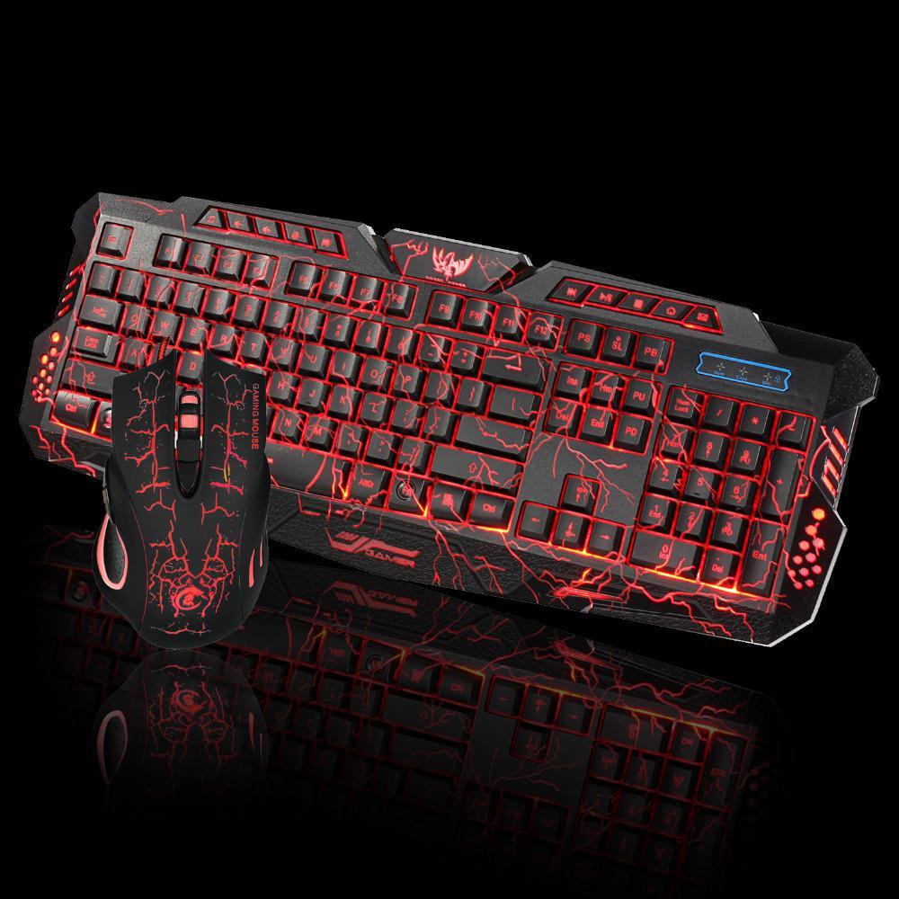 Origin Gaming Wire 2.4g Keyboard And Mouse Set To Computer Multimedia Gamer Super Good Combo Just For You (Black)