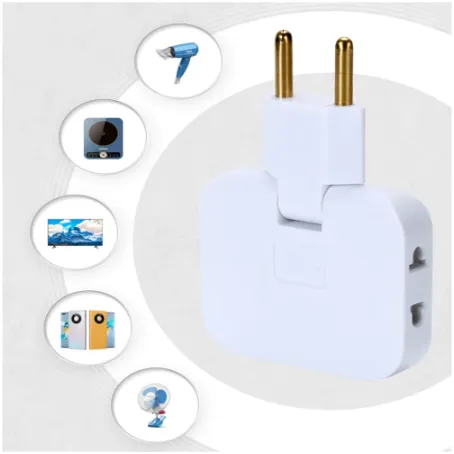 3 in 1 Mutli Plug Travel Adapter Socket (3 Power Socket) High Power EU Bangladesh Standard 180° Rotating Coverter Socket AC Adapter