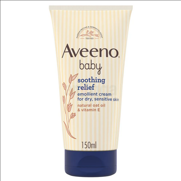 Aveeno Baby Soothing Relief Emollient Cream for Dry, Sensitive Skin-150ml