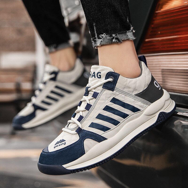 【Alien Alien】 Spring Shoes for Men Canvas Casual Sport Shoes Breathable Fabric Loafers Street Youth Flat Shoes Black Sneakers