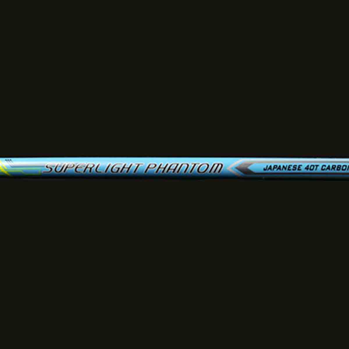 Super Light Phantom Unstrung Badminton Racket. 